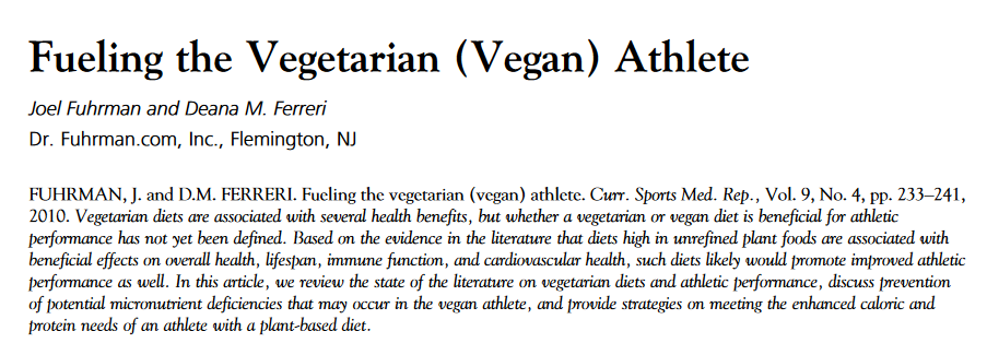 vegan διατροφη για αθλητες